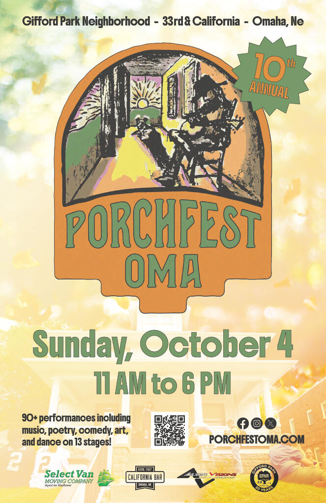 Porchfest 2026 poster